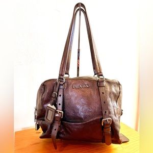 Prada Brown Leather Handbag